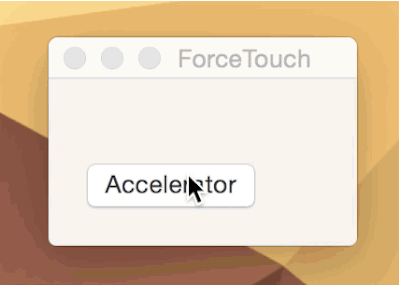 Accelerator Button